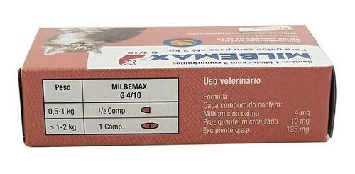 Imagem de Milbemax Vermífugo Gatos Até 2kg 2 Comprimidos Elanco