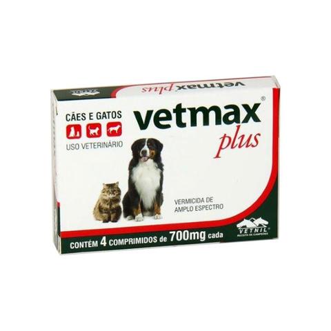 Imagem de Vetmax Plus - 4 Comprimidos De 700mg Cada - 4 Comprimidos