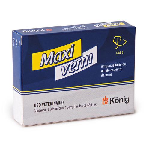 Imagem de Vermífugo Maxi Verm - 4 Comprimidos