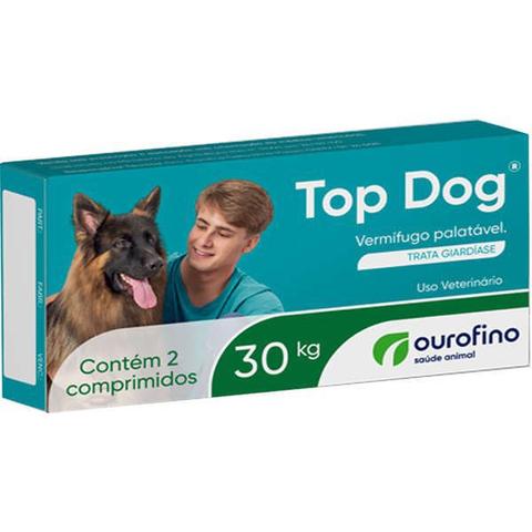 Imagem de Vermifugo Top Dog Cães de até 30 Kg (2 Comprimidos)