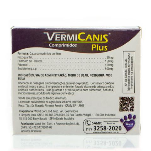 Imagem de Vermicanis 800mg 4 Comprimidos